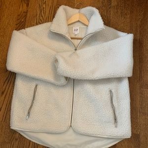 Gap Sherpa zip up size S